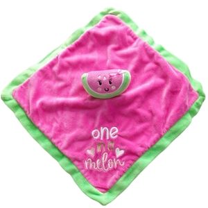 Baby Essentials One In A Melon Watermelon 13” Lovey Security Blanket Plush
